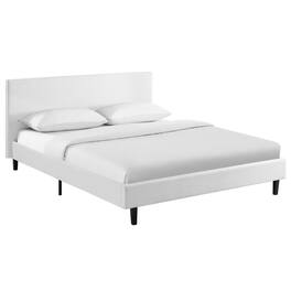 Modway - Anya Fabric Queen Bed - White