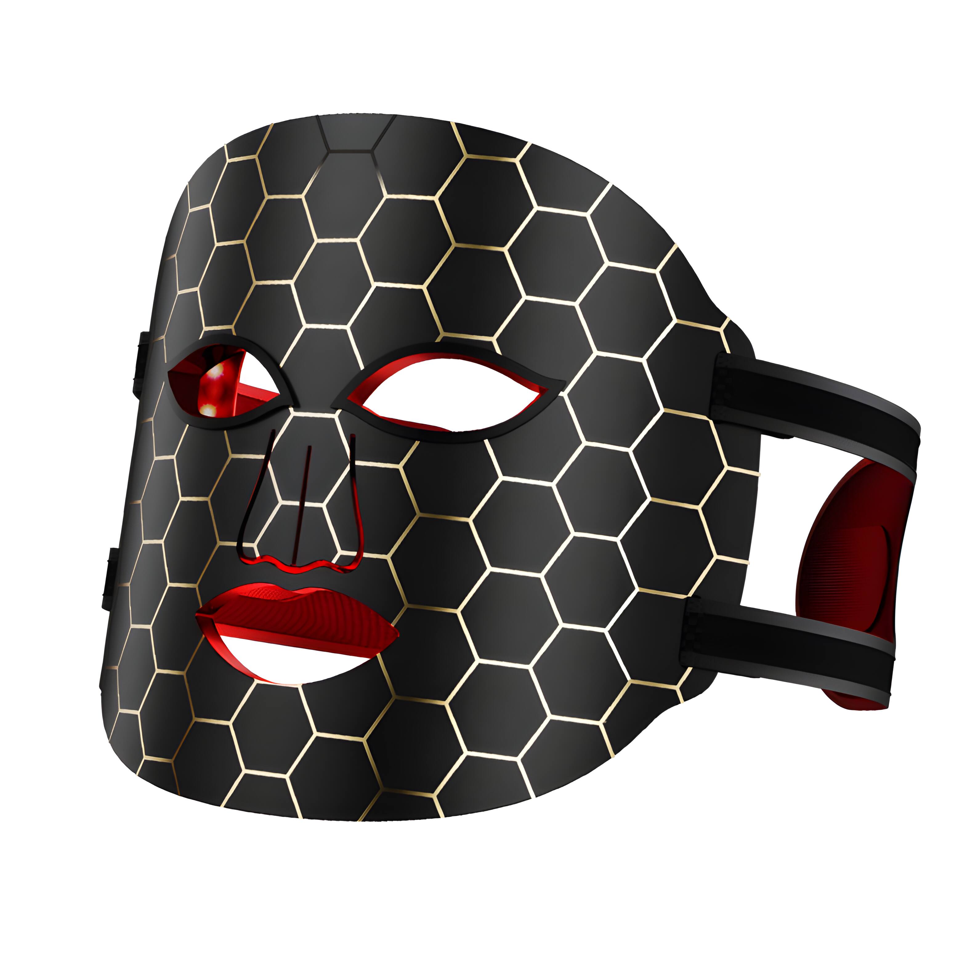 Front. Cluzine - Red Light Therapy Mask, 96 LED Beads Photon Facial Skin Rejuvenation Device for Anti-Aging, Pore Shrink.
