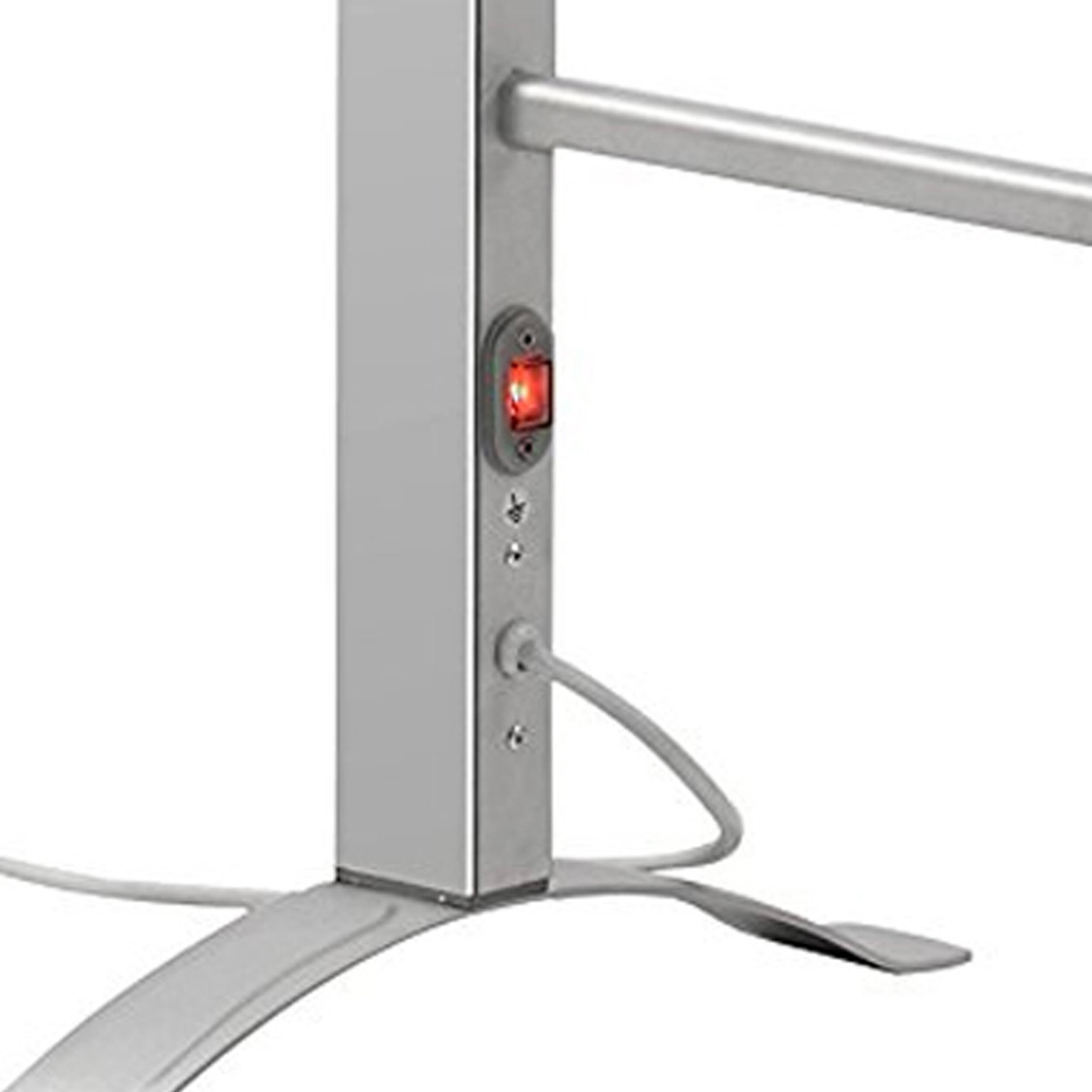 Alt View 3. Pursonic - Pursonic Stainless Steel Free Standing Towel Warmer - Silver.