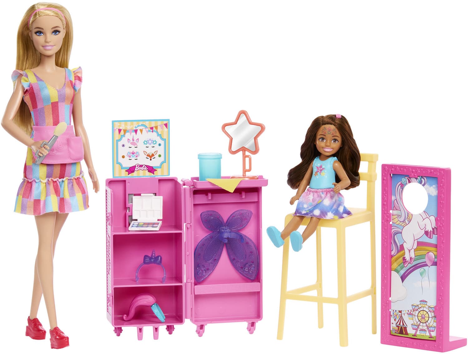 Mattel Barbie Day at the Fair Face Paint Playset, Blonde