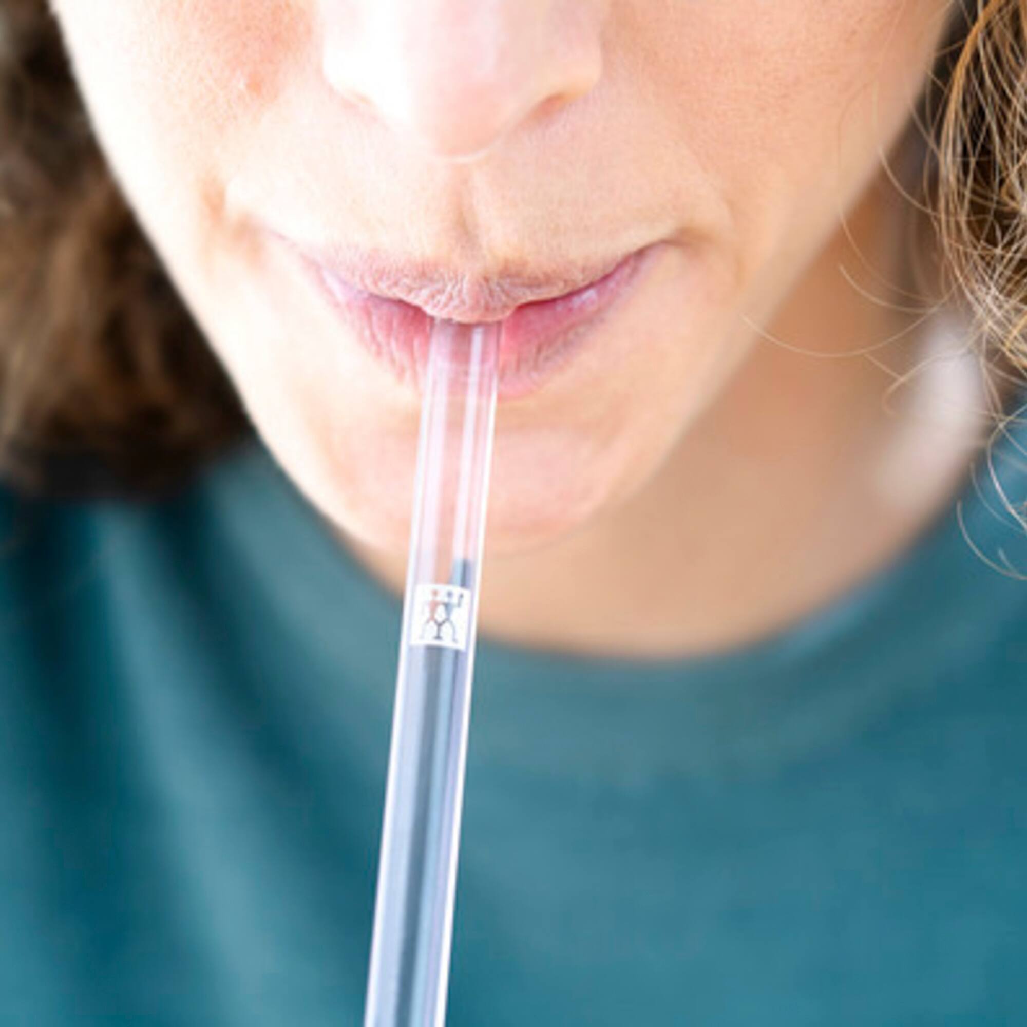 Alt View 2. ZWILLING - ZWILLING Sorrento 5-pc Straight Glass Straw Set - Clear - Clear.