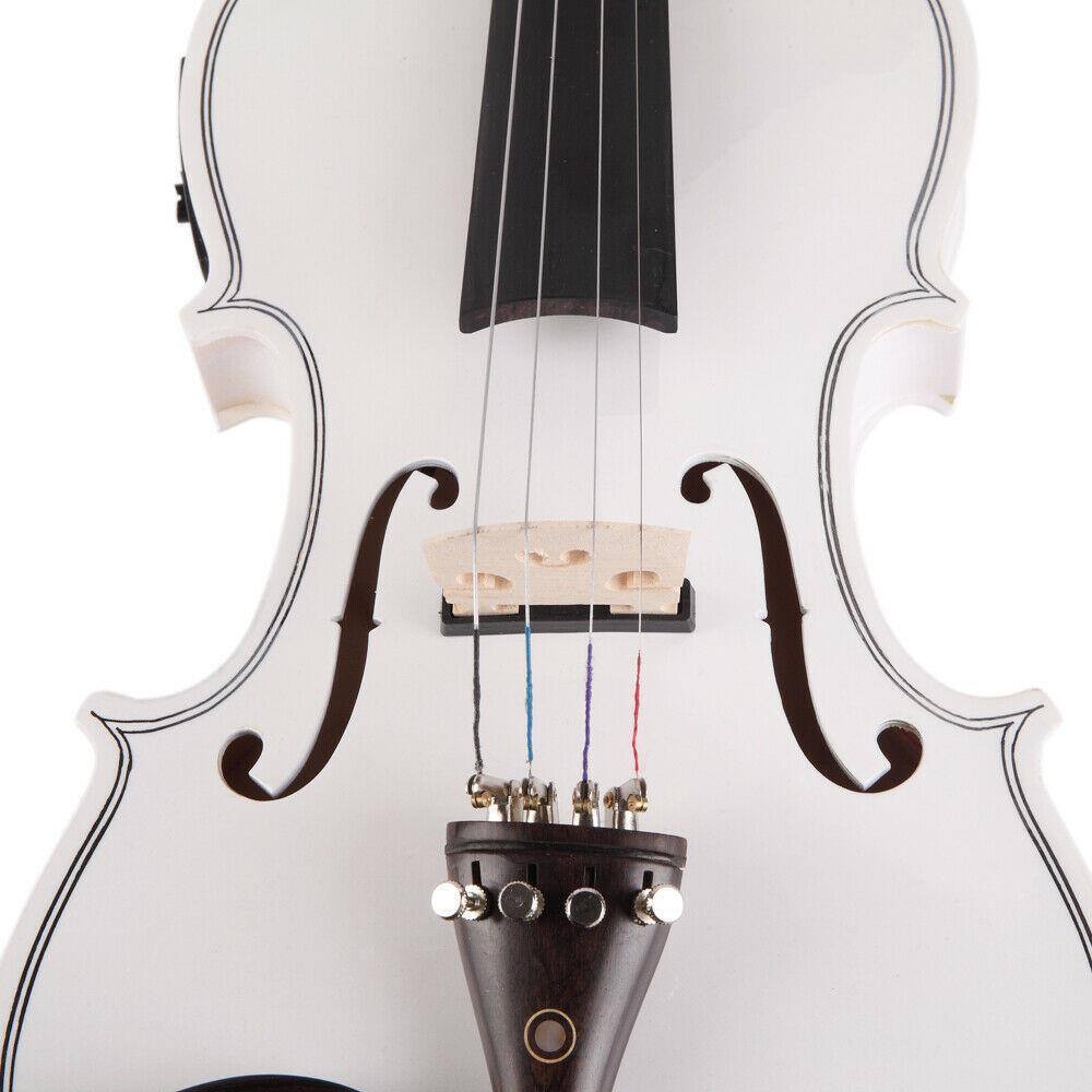 Back. Winado - 4/4 Violin Solid Wood, Full Size Acoustic Fiddle Set for Beginners & Adults,Starter Kit Includes Bow, Rosin, Bridge.