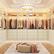 Left. Aheaplus - Set of 4 Heavy Duty 96" Walk-In Closet with 12 Wood Drawers, 4 Rods & 4 Shelves - White Oak.