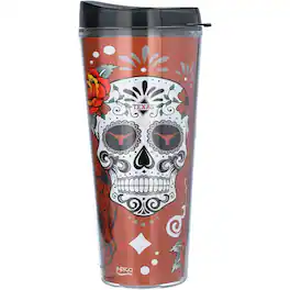 Indigo Falls - Texas Longhorns 22oz. D-a de los Muertos Tumbler - Multicolor