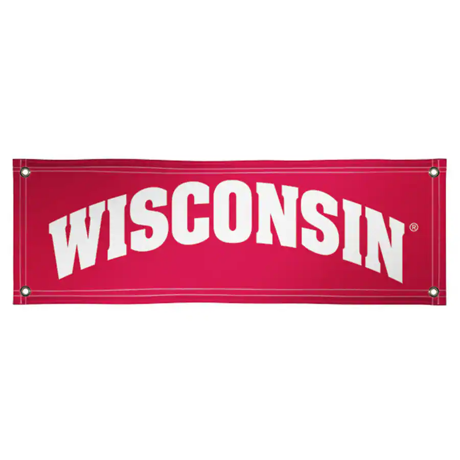 Victory Corps Wisconsin Badgers 2' x 6' Vinyl Banner Multicolor 2330334 ...