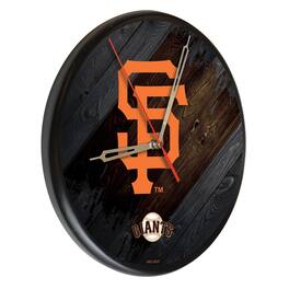 Holland Bar Stool Co. - San Francisco Giants 13" Solid Wood Clock - Multicolor
