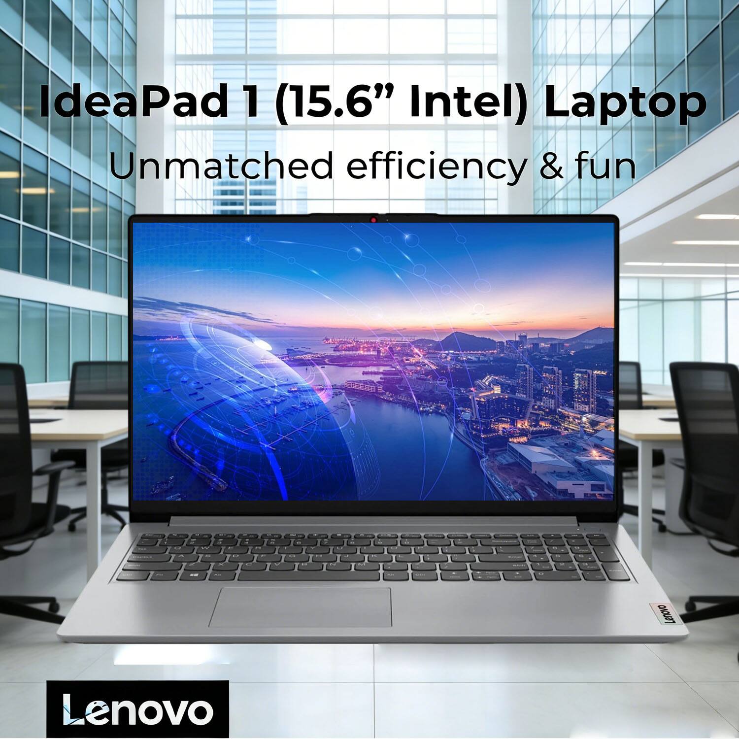 IdeaPad 1 (15.6" Intel) Laptop  
Unmatched efficiency & fun  

Lenovo