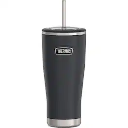 Thermos - 24 oz. Icon Cold Tumbler w/ Straw - Granite