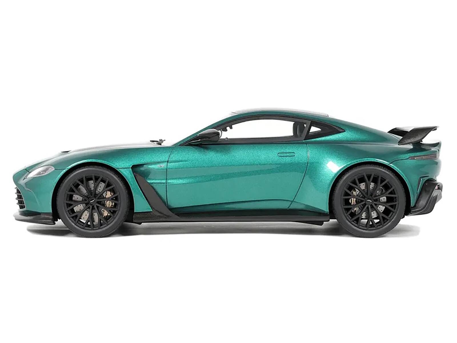 Back. GT Spirit - 2023 Aston Martin Vantage V12 British Racing Green with Black Hood and Top 1/18 Model Car by GT Spirit - Green with Black.