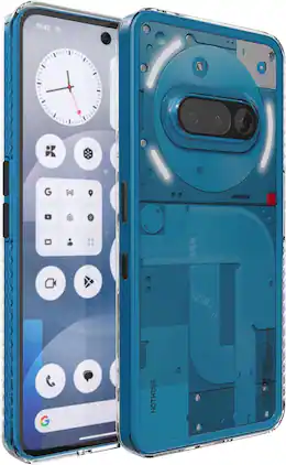 TUDIA - Lucion for Nothing Phone 3a Case Shockproof Anti-Yellowing Transparent - Clear