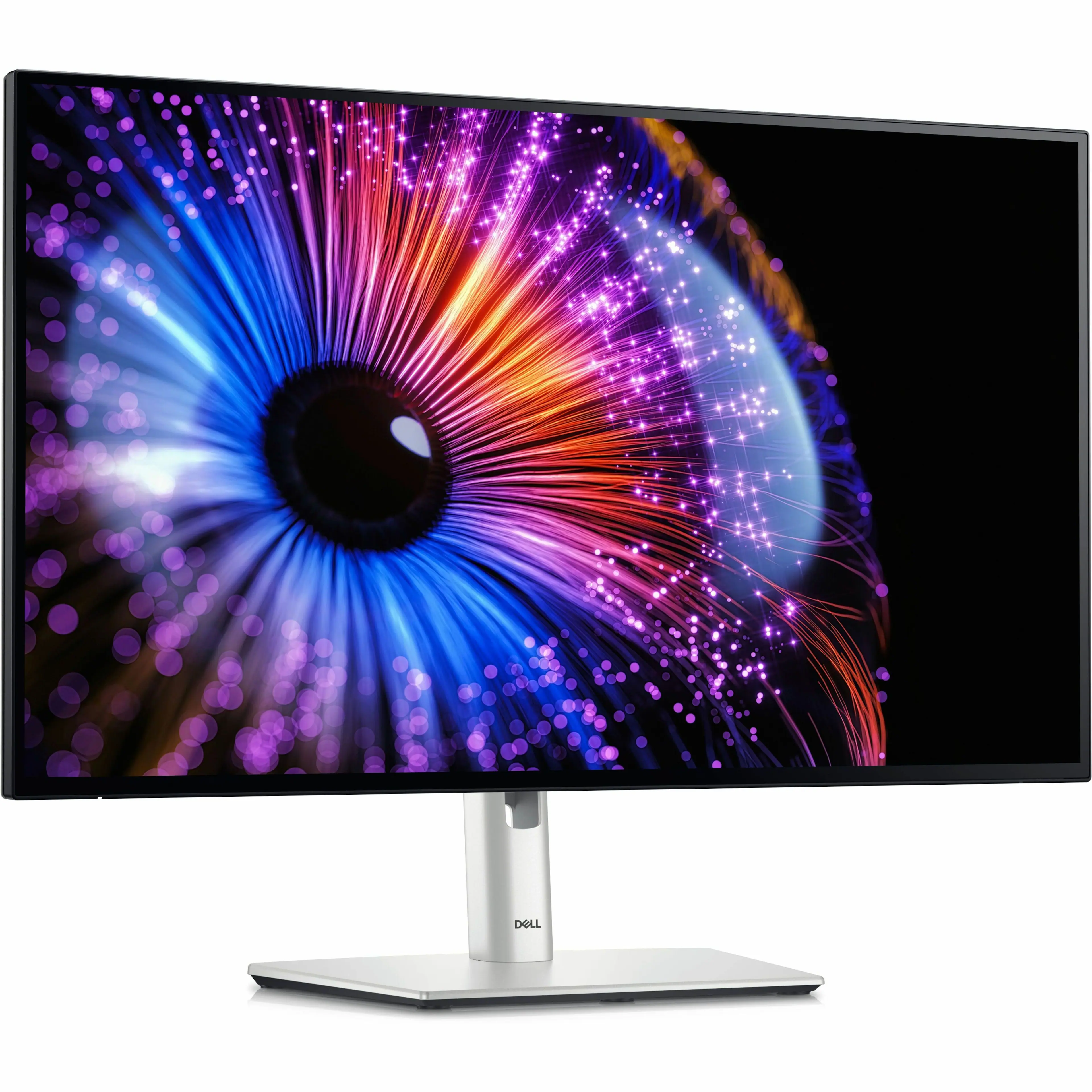 Front. Dell - UltraSharp 27" IPS LED 120Hz Monitor (USB, HDMI) - Black, Silver, Dual Color.