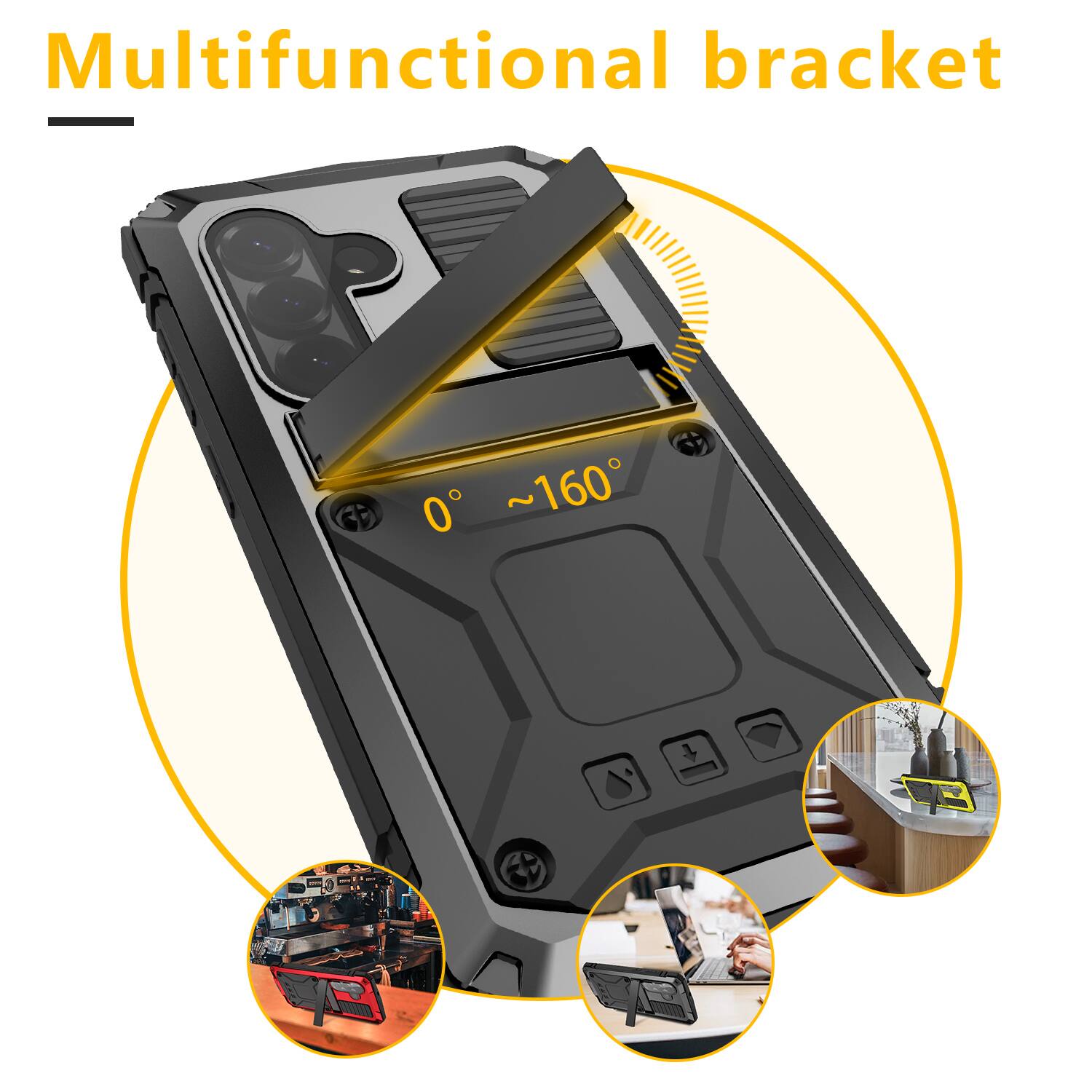 Multifunctional bracket 0° ~ 160°
