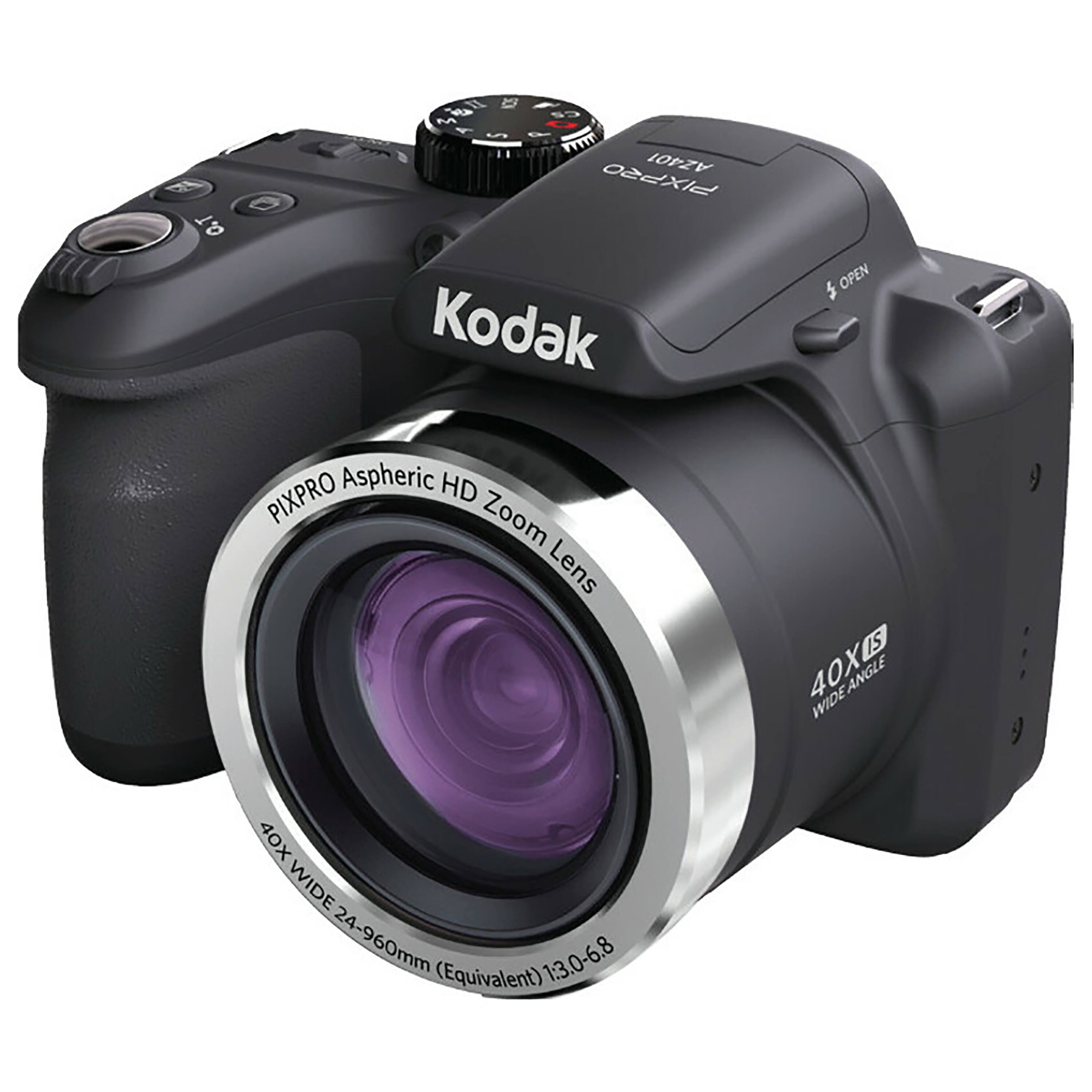 Kodak PIXPRO AZ401 16.2 Megapixel Digital Camera Black AZ401-BK
