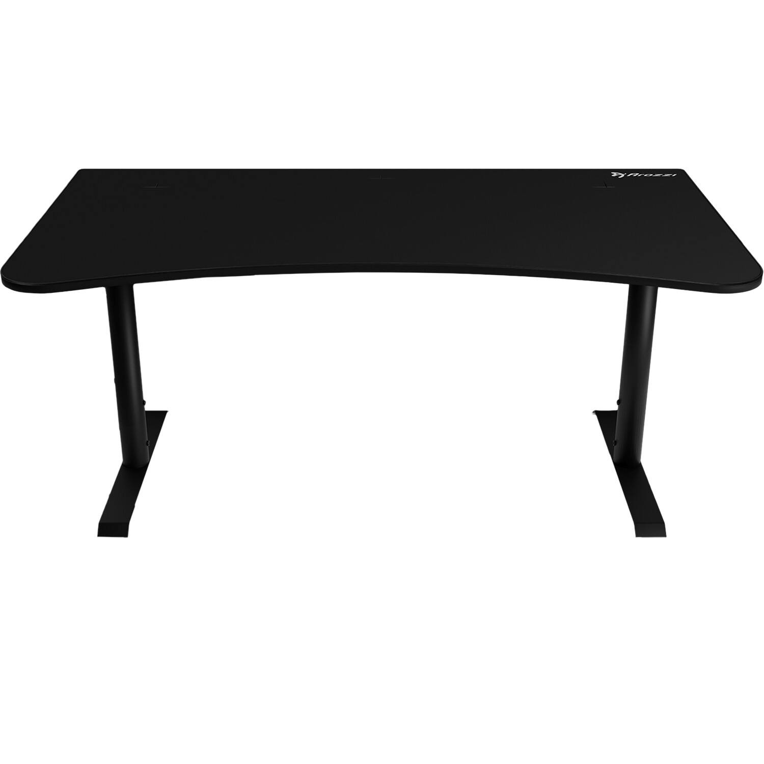 Alt View 21. Arozzi - Arena Ultrawide Curved Gaming Desk - Pure Black.