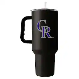 Logo Brands - Colorado Rockies 40oz. Travel Tumbler with Handle - Multicolor