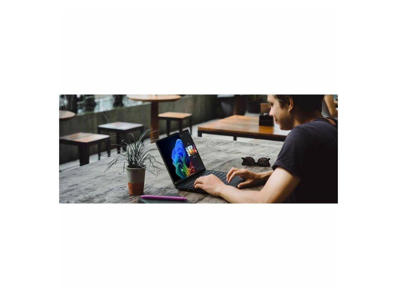 Alt View 3. Lenovo - 14" ThinkPad T14 Gen 6 Copilot+ PC Notebook 21QJ00CSUS - Black.