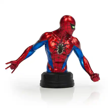 Front. Marvel - Marvel Spider-Man Collector Statue | Spider-Man Mark IV Suit | 6-Inch Height - Red.