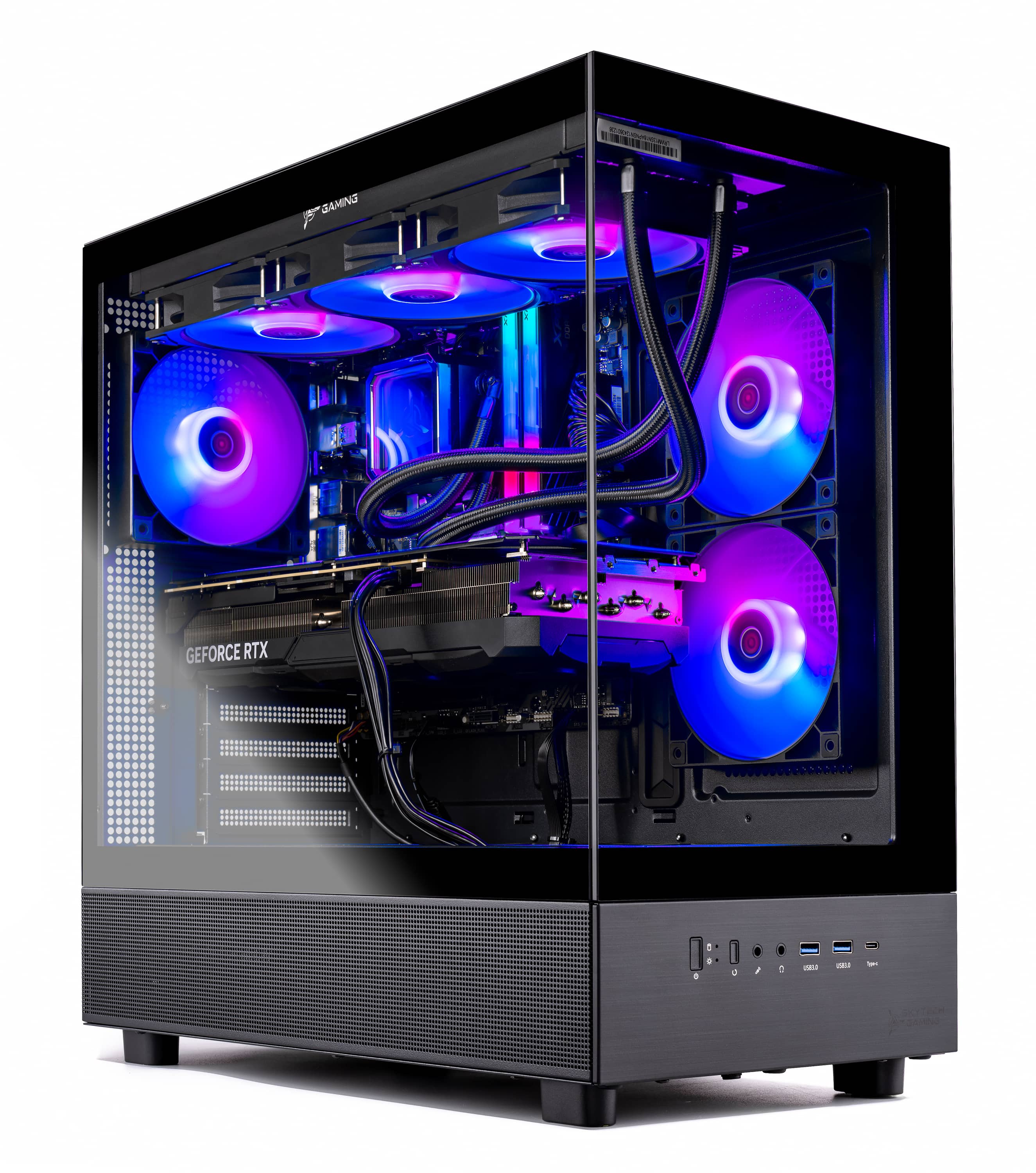 Skytech Gaming AZURE3 Gaming PC AMD Ryzen 7 9800X3D 64GB Memory