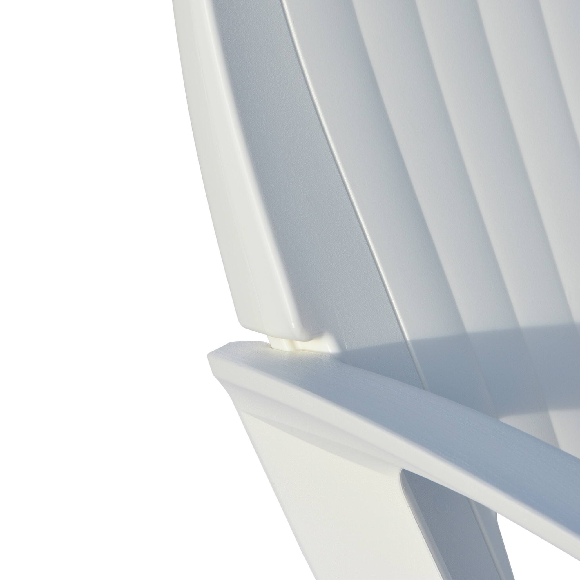 Alt View 7. Semco - Semco Rockaway Heavy Duty All Weather Outdoor Rocking Chair, White (2 Pack) - White.