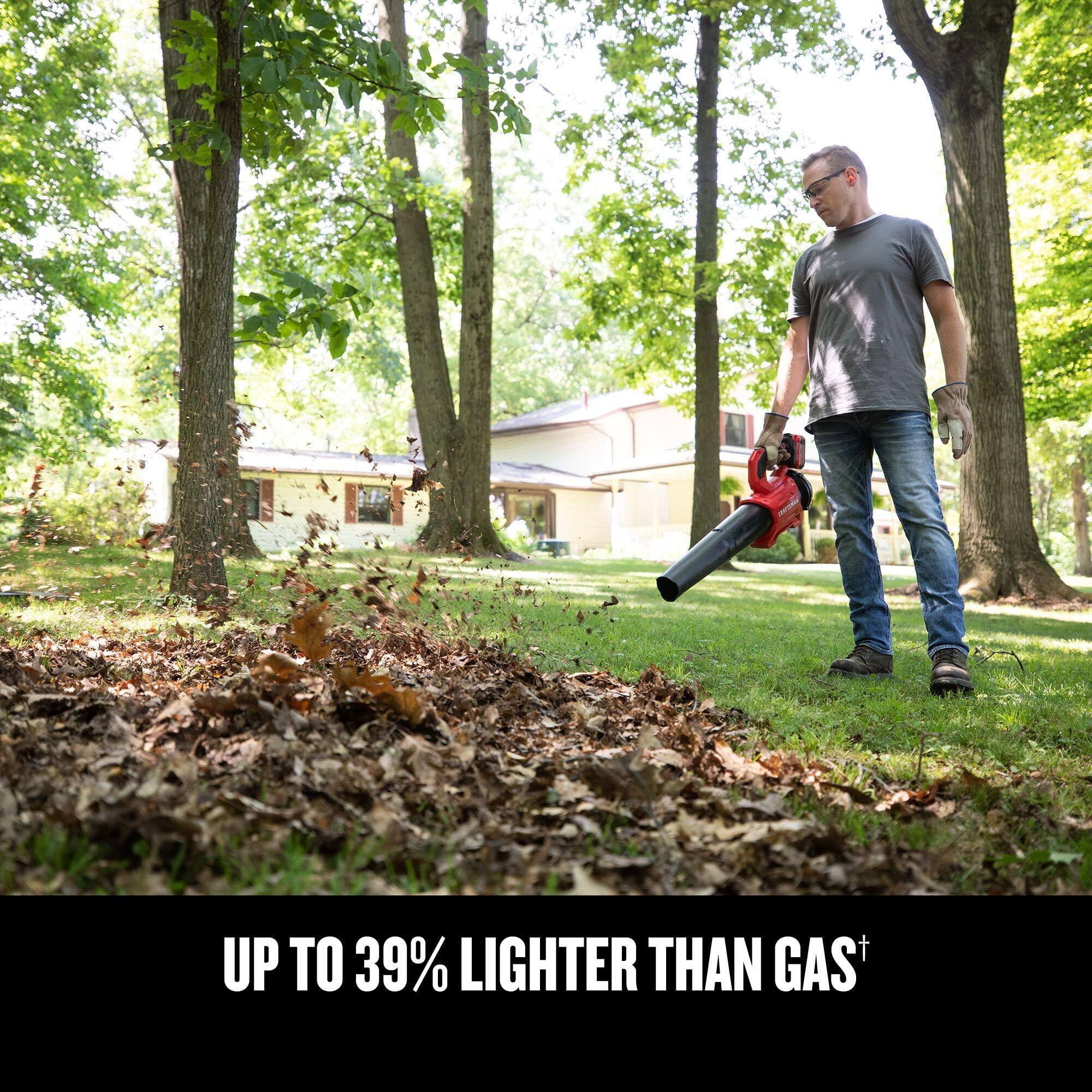 UP TO 39% LIGHTER THAN GAS