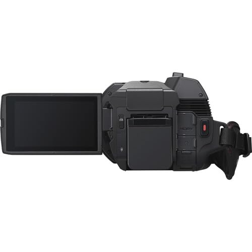 Back. Panasonic - Panasonic HC-X1200 UHD 4K HDMI Camcorder with 24x Zoom Bundle + Accessory Package Including 128GB Extreme Pro Memory, LE - Black.