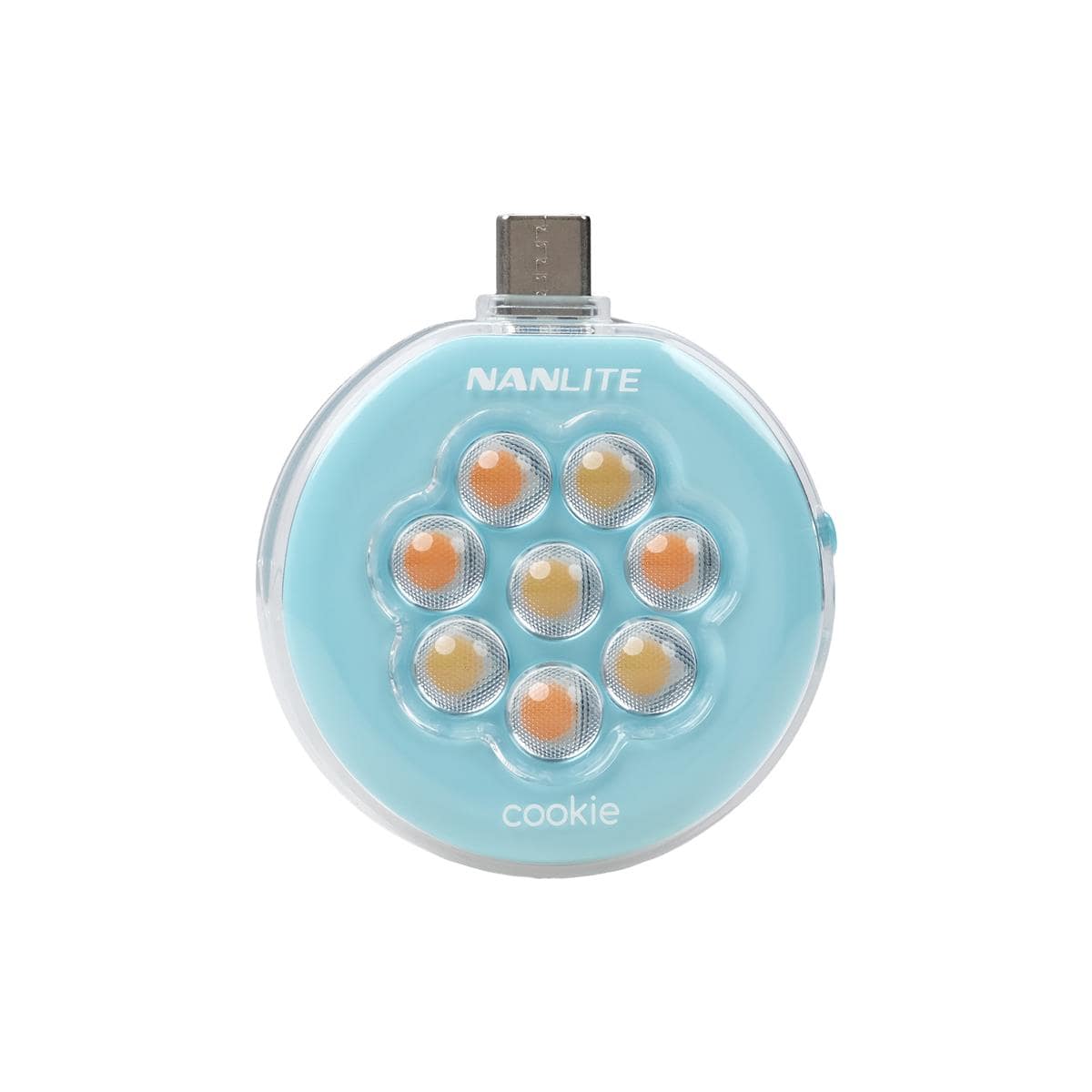 NANLITE - cookie Warm White USB-C Mini Round LED Light, Cyan Blue price history on PriceWatchPro