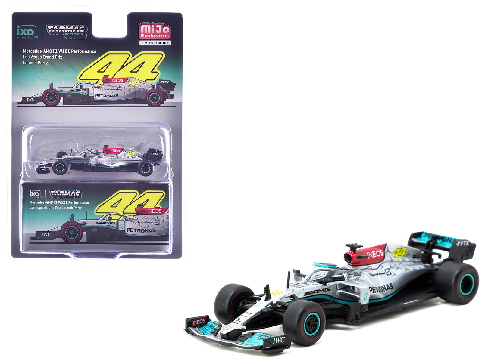 ixo TARMAC MiJo WORKS Exclusives MODELS LIMITED EDITION Mercedes-AMG F1 W12 E Performance Las Vegas Grand Prix Launch Party 44 INEOS FTX Serving PETRONAS IWC

INEOS
FFTX
IWC
IXO TARMAC Mercedes-AMG W12 E Performance Las Vegas Grand Prix Launch Party 40 INEOS WAMG ToomViewer marco PETRONAS IWC CHEND

WAMG
INEOS 44 GOMA PETRONAS
PE ON FFTX
INEOS
IWC