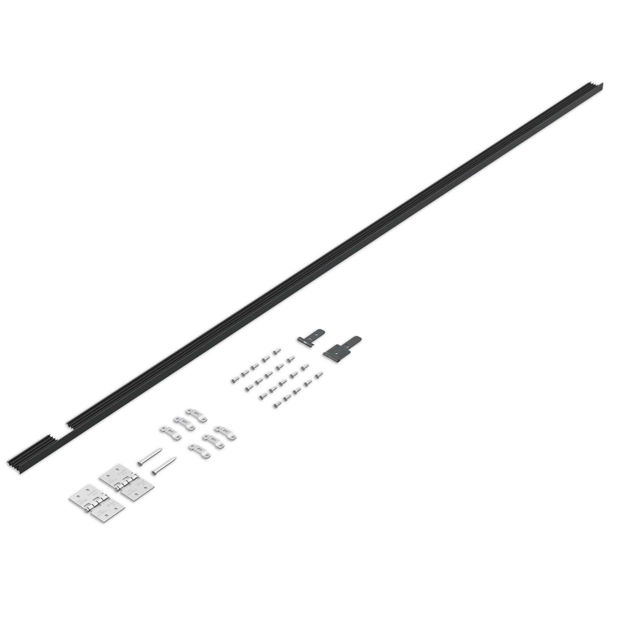 Angle. Miele - Miele KSK 3001 Side by Side Kit for 30" Refrigerator models KFMC 3xxx - Stainless Steel.