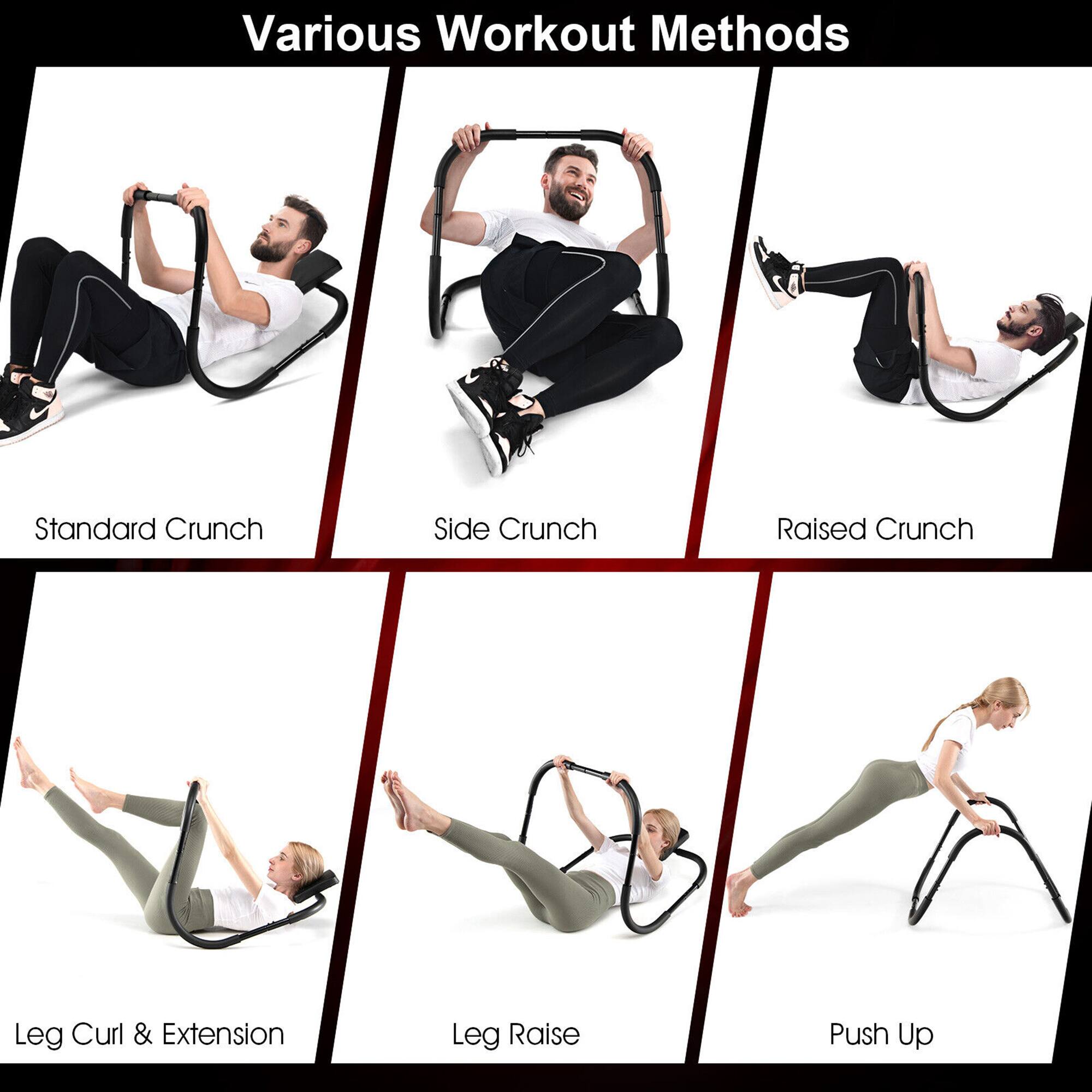 Various Workout Methods:

1. Standard Crunch
2. Side Crunch
3. Raised Crunch
4. Leg Curl & Extension
5. Leg Raise
6. Push Up