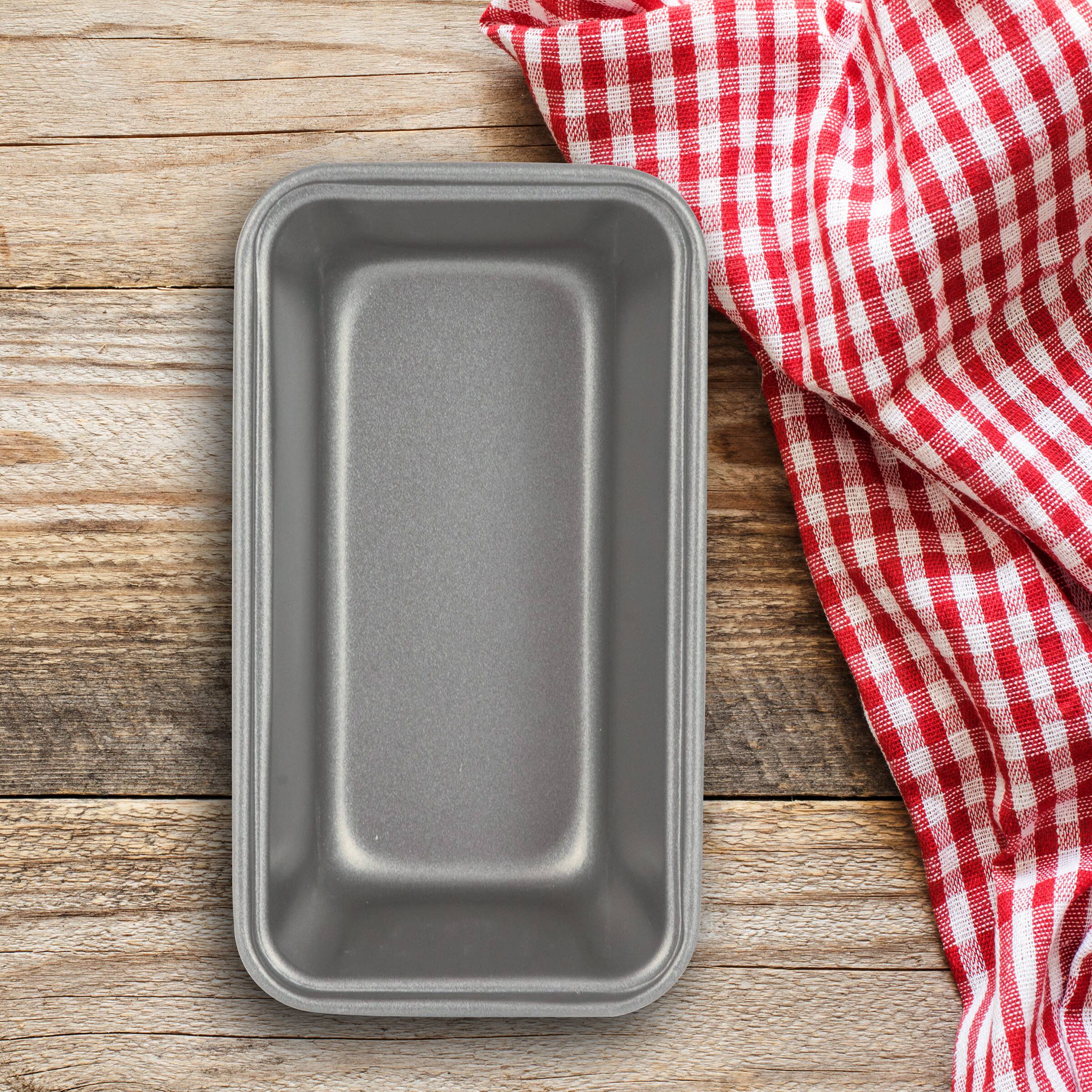 Alt View 3. Range Kleen - Range Kleen B10ML 2 Piece Nonstick Mini Loaf Pans, 6 x 3.25 Inch - Alluring grey color.