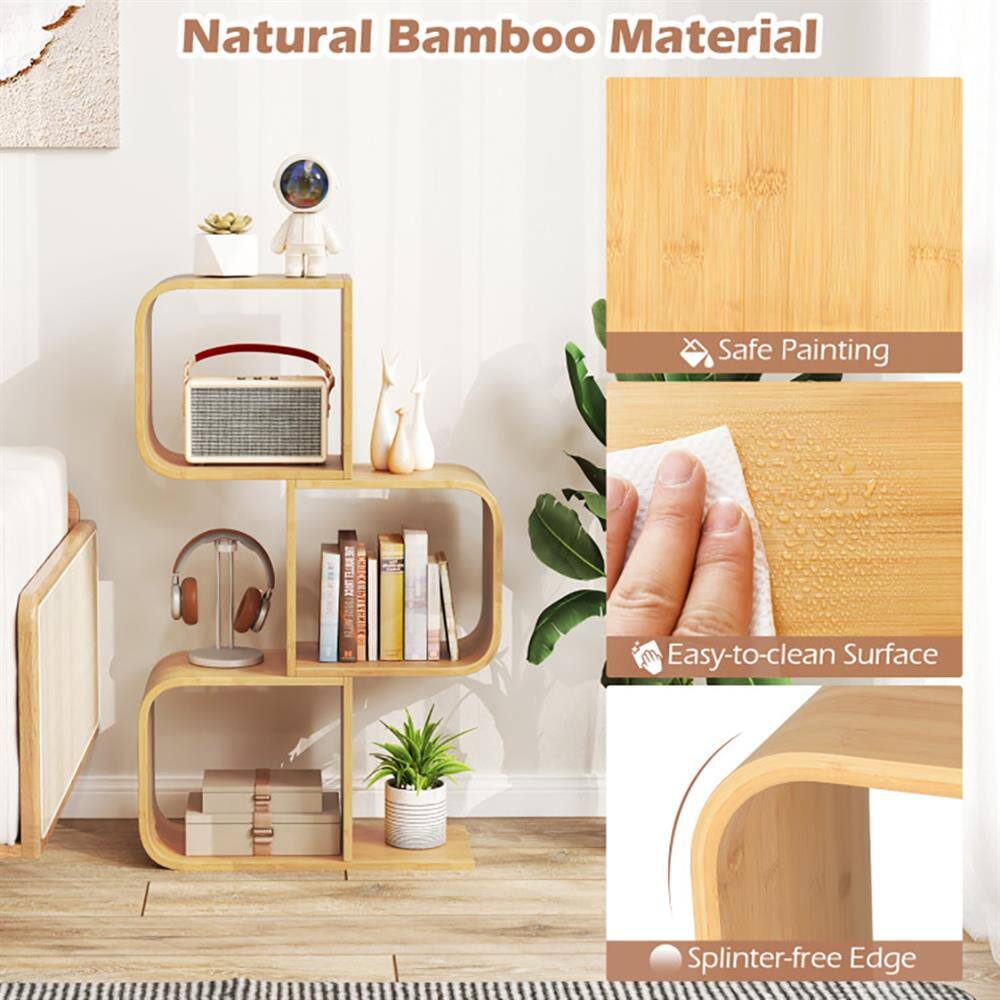 Natural Bamboo Material  
Safe Painting  
Easy-to-clean Surface  
Splinter-free Edge
