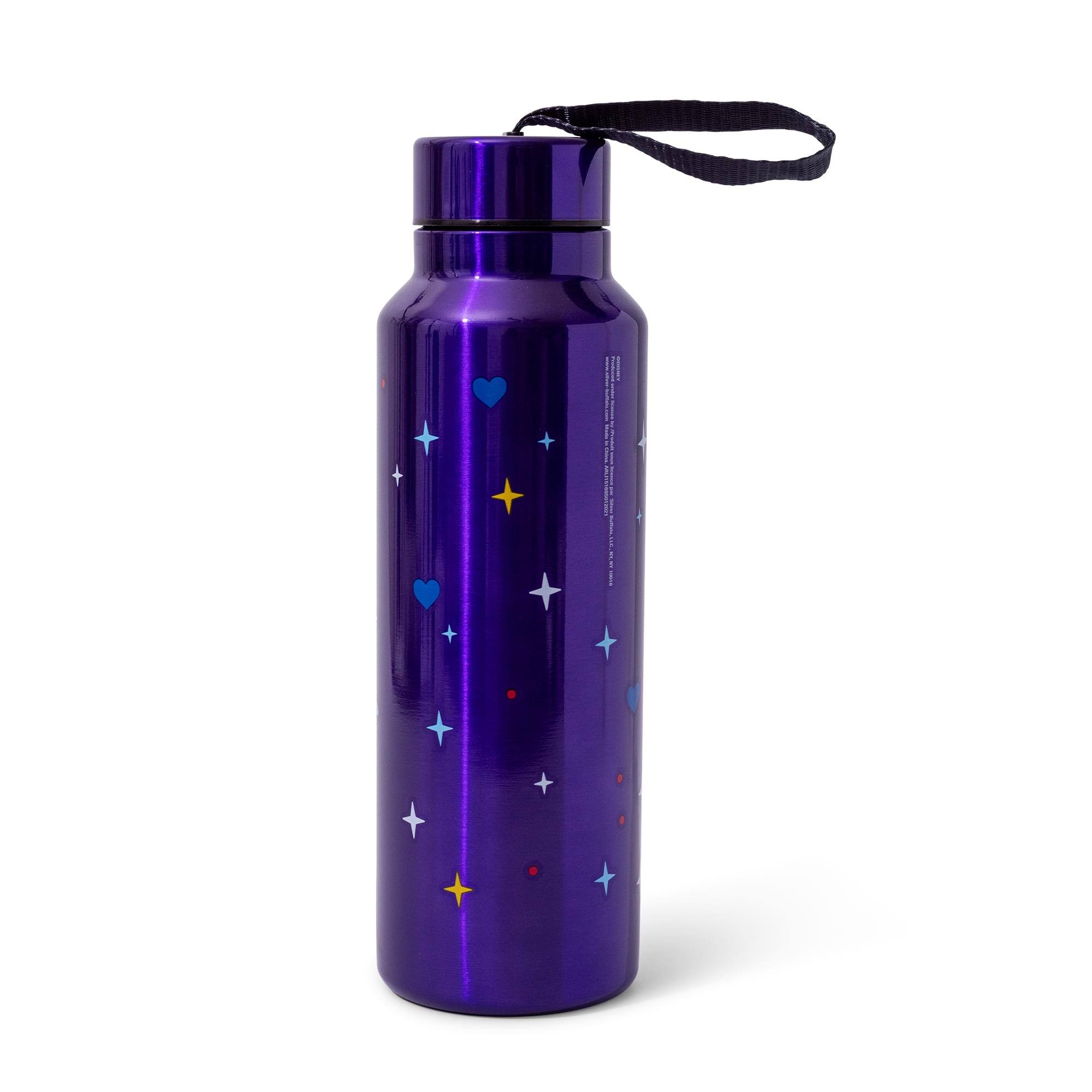 Alt View 1. Silver Buffalo - Disney Lilo & Stitch "Let's Get Weird" 27-Ounce Stainless Steel Water Bottle - Purple.