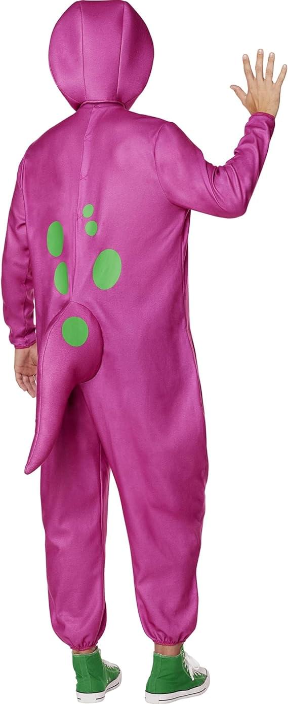 Front. InSpirit Designs - Barney Adult Costume | Large - Purple.