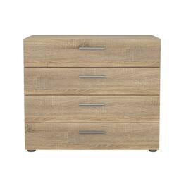 Tvilum - Austin 4 Drawer Chest, Oak Structure - Brown