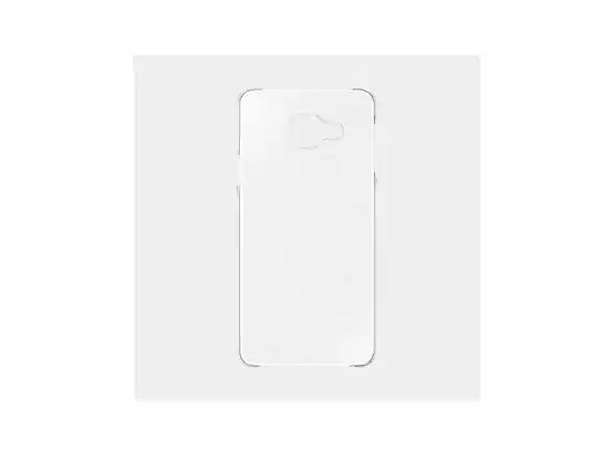 Front. Samsung - Samsung Slim Cover Case for Galaxy A3 I Color: Transparent - clear.