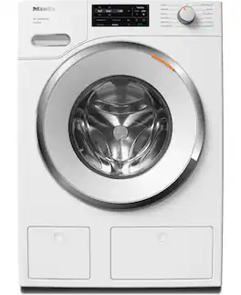 Miele - WXF660 WCS 24" W1 TwinDos Front Load High Efficiency Washer - Lotus White