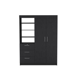 TuHome - Kenya Armoire MDF - Black