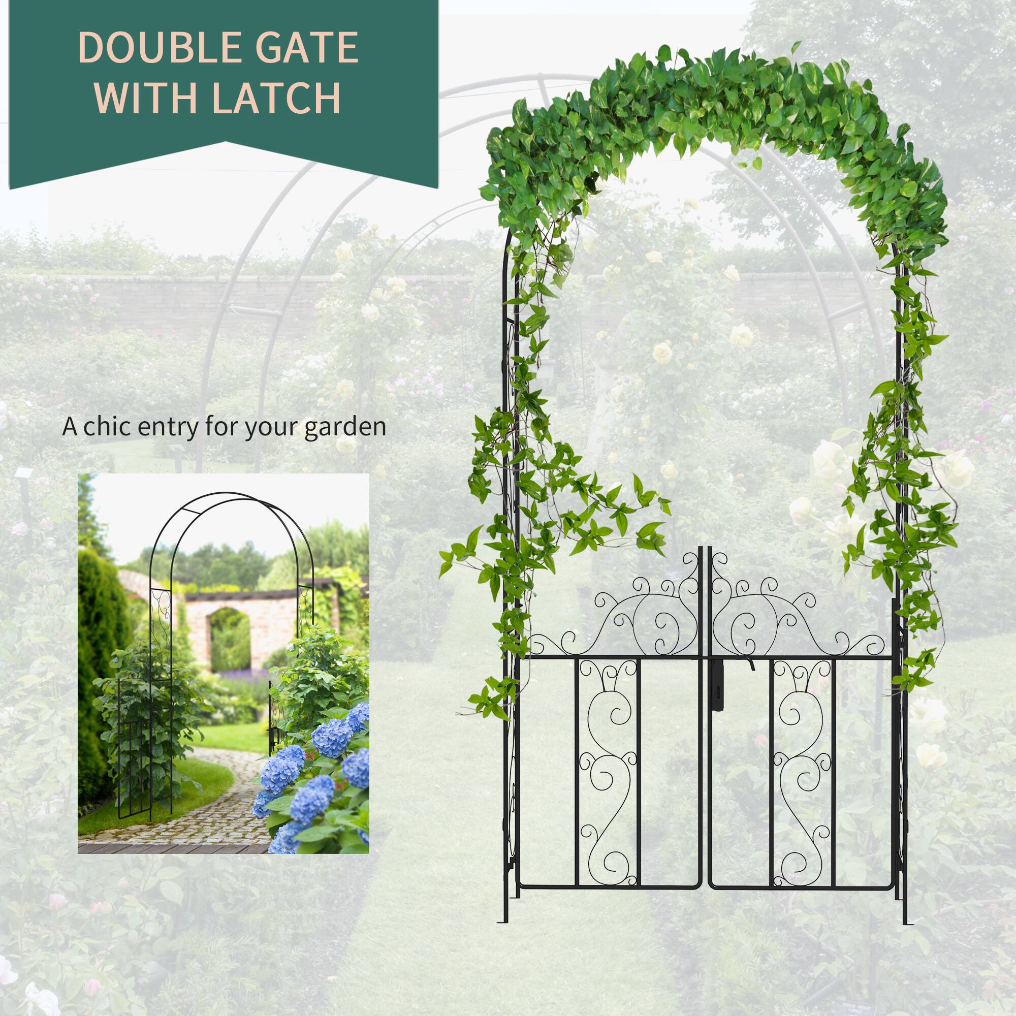 DOUBLE GATE WITH LATCH

A chic entry for your garden