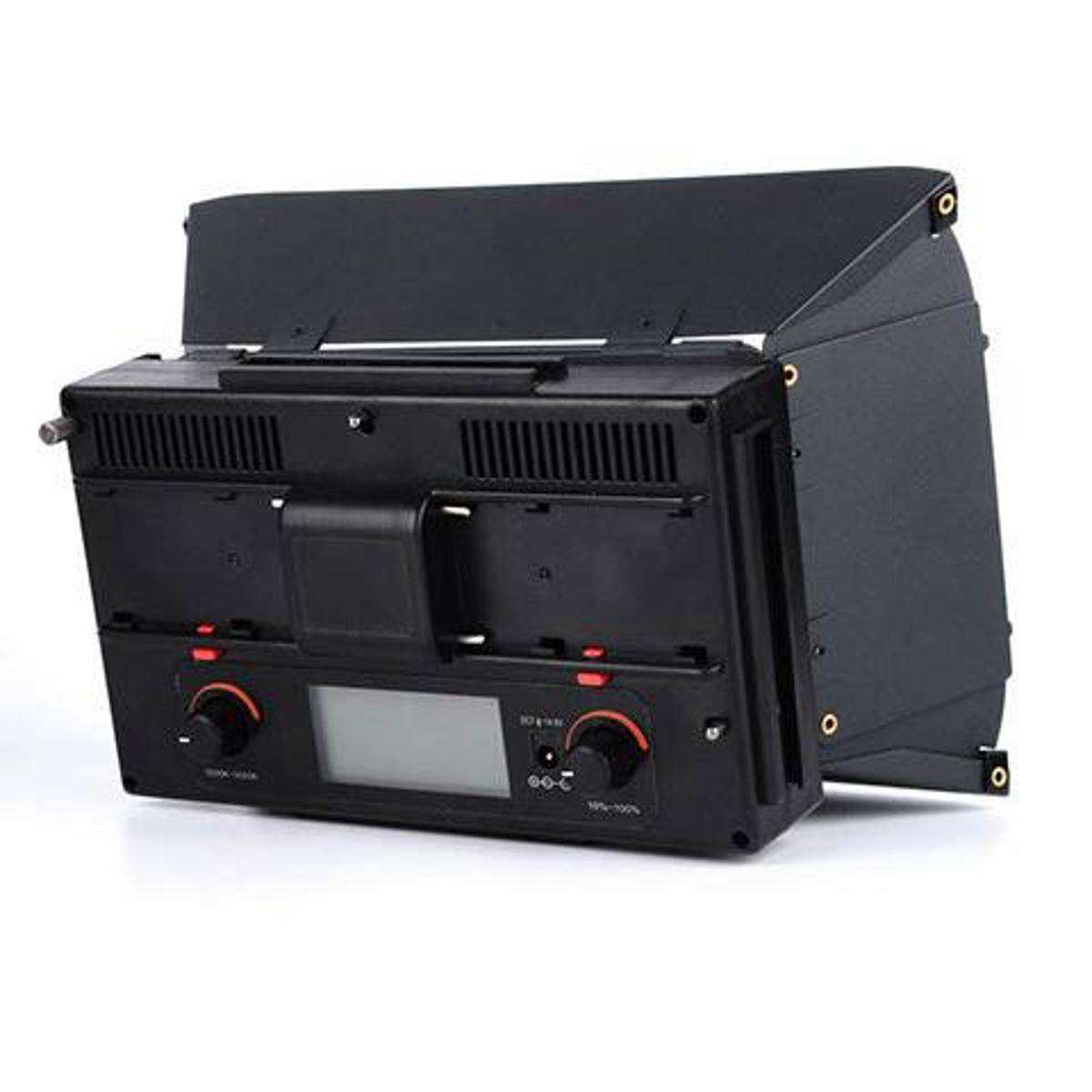 Alt View 1. Bescor - Bescor FP-312 On-Camera Bi-Color LED Light with Digital Display.