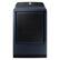 Front. Samsung - Open Box 7.4 Cu. Ft. Smart Electric Dryer with Steam and Pet Care Dry - Brushed Navy.