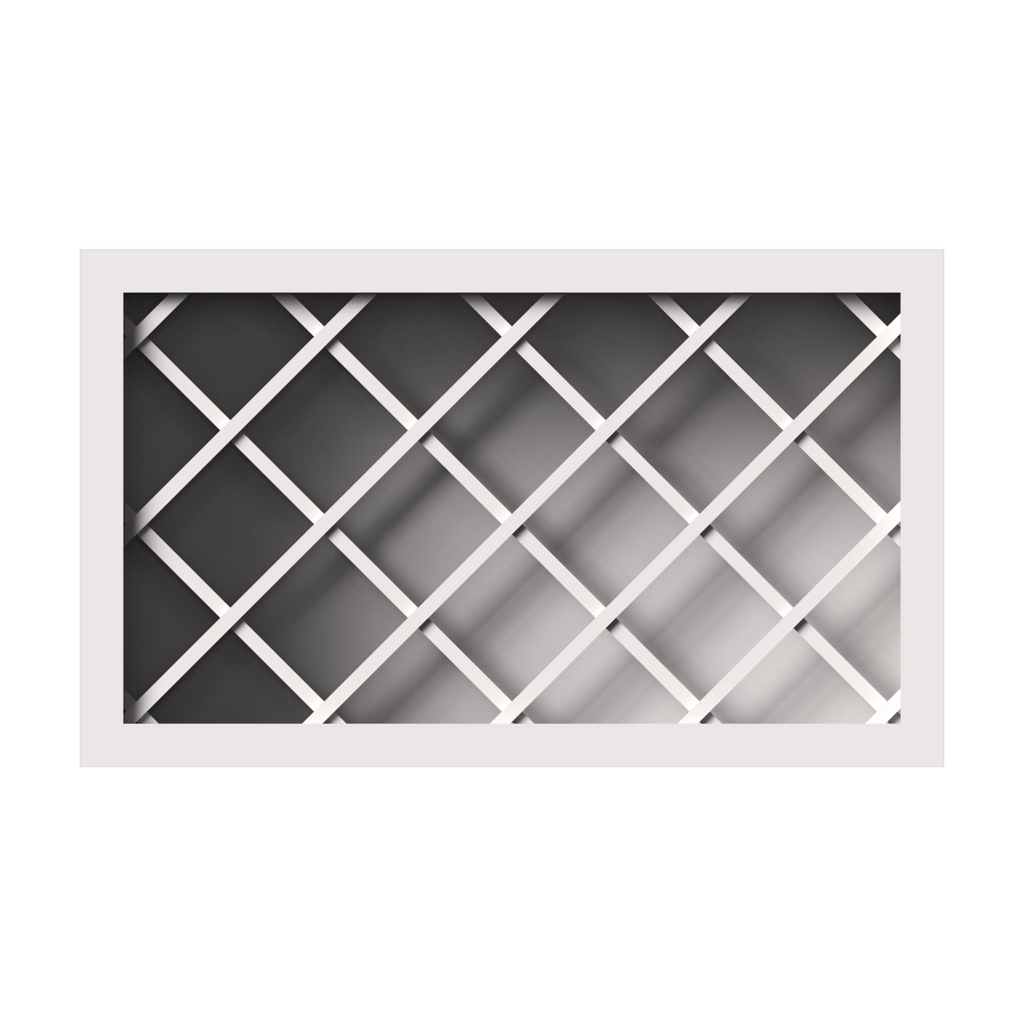 Alt View 1. Boyel Living - 30-in W x 18-in H x 12-in D Shaker RTA Kitchen Wine Rack Wall Cabinet - White Shaker.