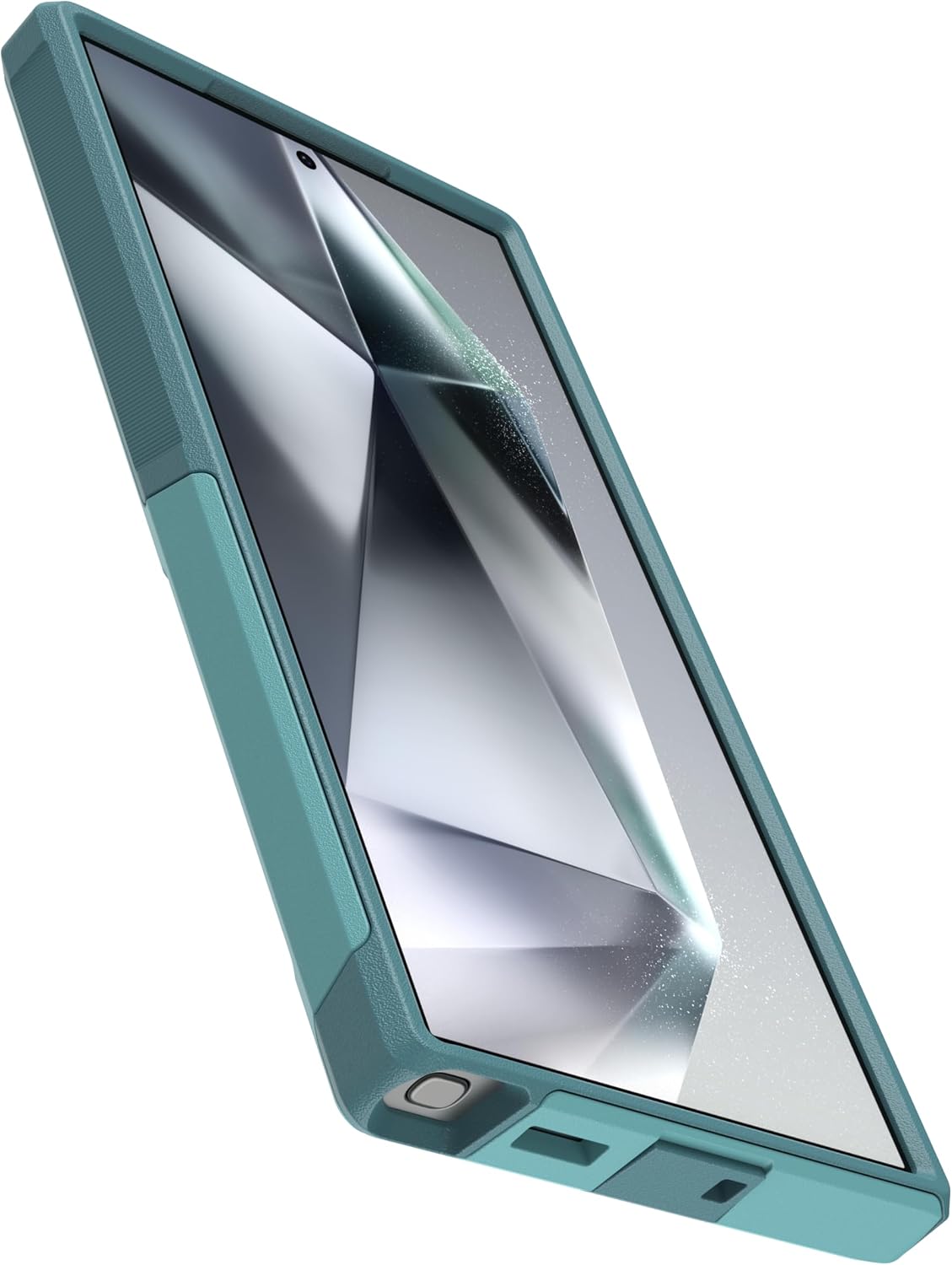 Back. OtterBox - OtterBox - Commuter Series Hard Shell for Samsung Galaxy S24 Ultra - Riveting Way (Teal).