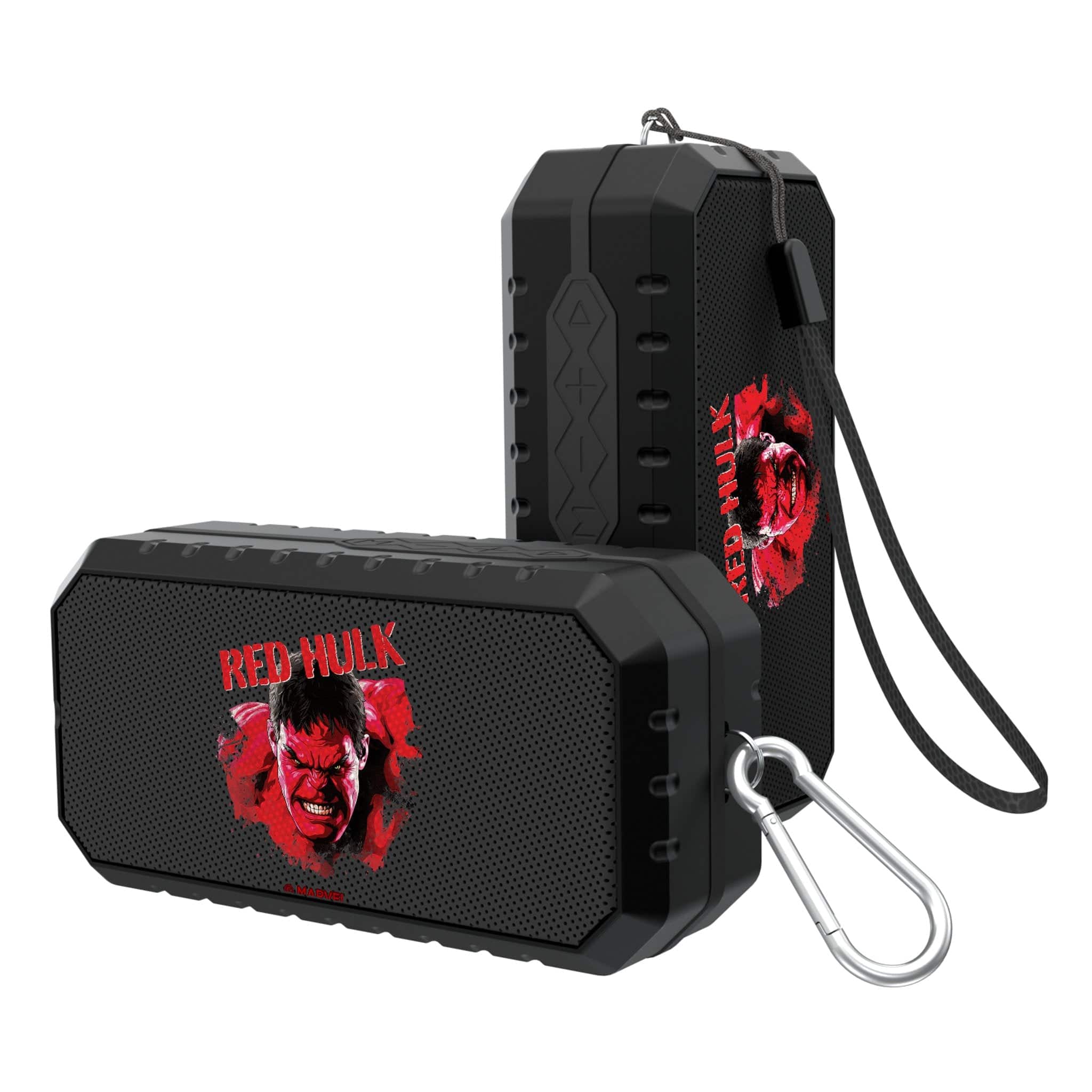 Keyscaper - Marvel Badge Bluetooth Speaker - Red Hulk