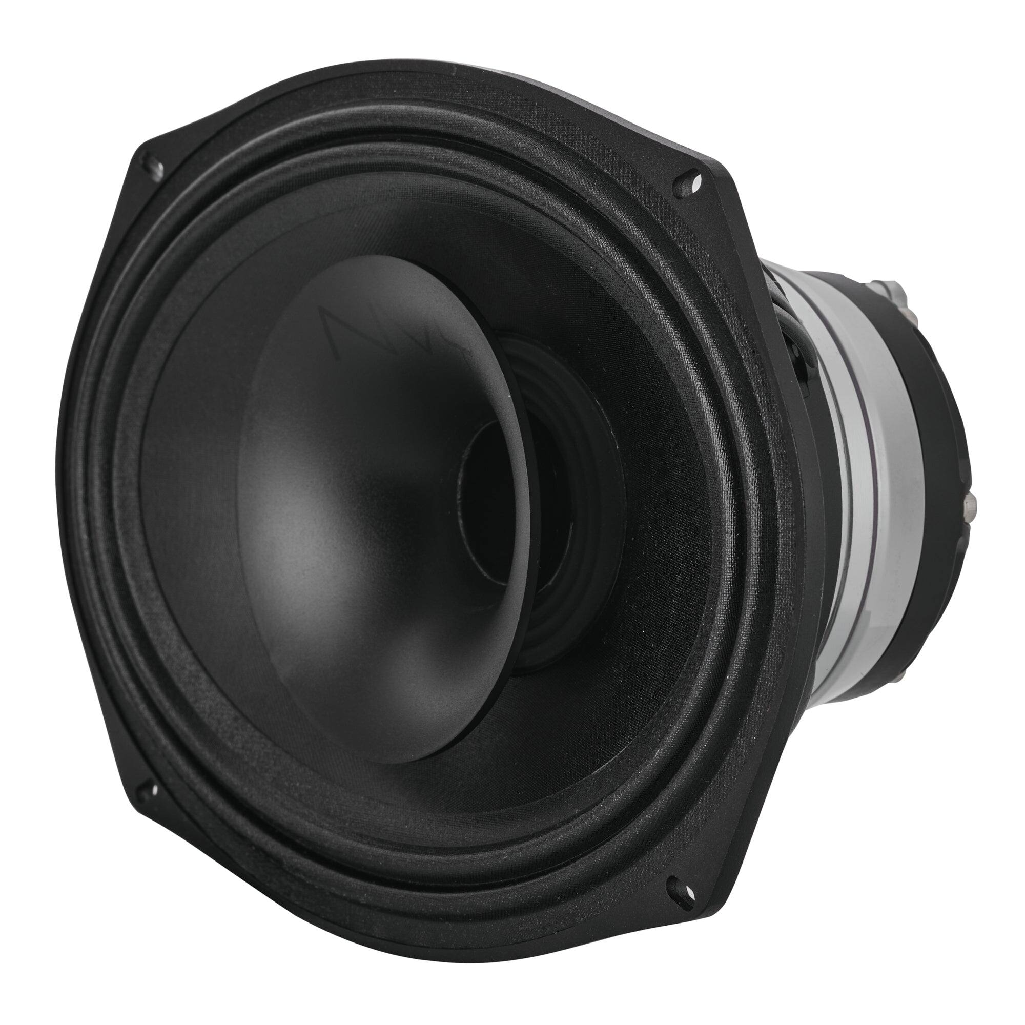 Left. DS18 Audio - 6x9" Hybrid Coaxial Speaker With Water Resistant Glass Fiber Cone and Compression Driver | 200W RMS 4-Ohm - Black.
