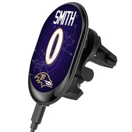 Keyscaper - Roquan Smith Baltimore Ravens Wireless Magnetic Car Charger - Black