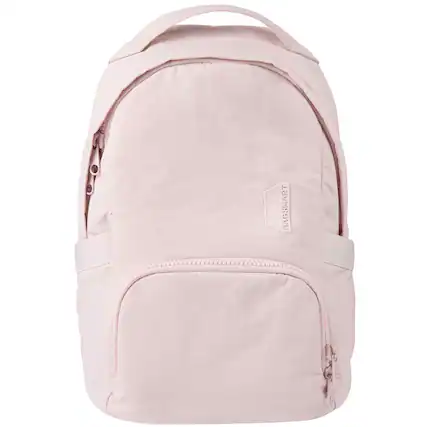 Front. Bagsmart - Zoraesque Laptop Backpack Fits 13" Computer, 14L Featherlight School Bookbag Casual Daypack for Women Men Travel - Pink.