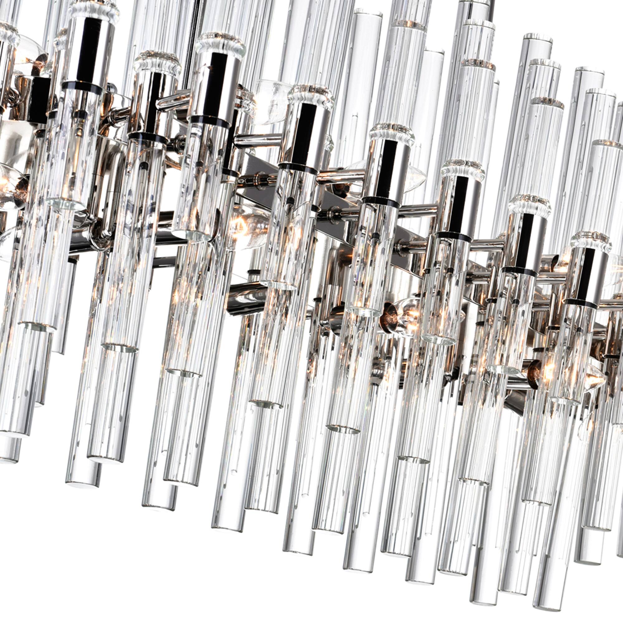 Alt View 1. CWI Lighting - Miroir 16 Light Pool Table Light With Polished Nickel Finish - Polished Nickel.