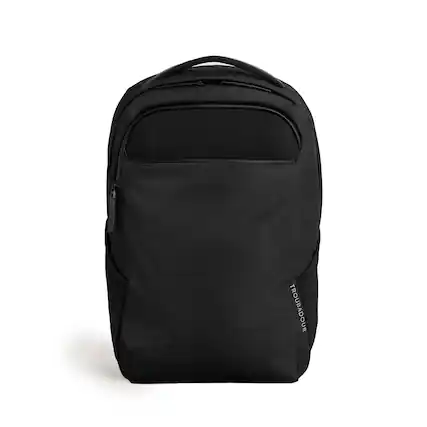 Front. Troubadour - Neo Laptop Backpack - Charcoal Black.