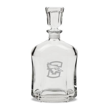 Front. Jardine - Creighton Bluejays 23.75oz. Crystal Whisky Decanter - Multicolor.