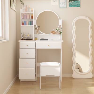 Famapy Multi Functional Vanity Table & Dresser: All in One Beauty Hub with Smart Storage White BBFAZJ-KF210095-01 - Best Buy Famapy Multi Functional Vanity Table & Dresser: All in One Beauty Hub with Smart Storage White BBFAZJ-KF210095-01 - Best Buy